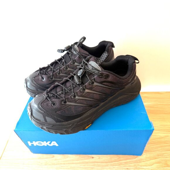 Hoka Mafate Three2 – Black – Women's 6.5 / Men's 5.5 / EU 38 – Gently Used w/Box - Picture 1 of 8